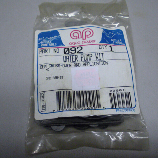 Aqua Power Morse Water Pump Kit 095 Replaces OMC 0508419