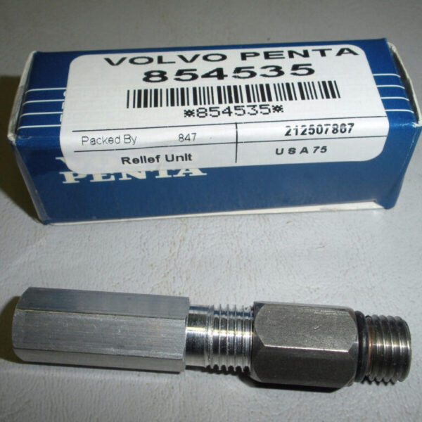 Volvo Penta Hydraulic Pump Relief Valve 854535