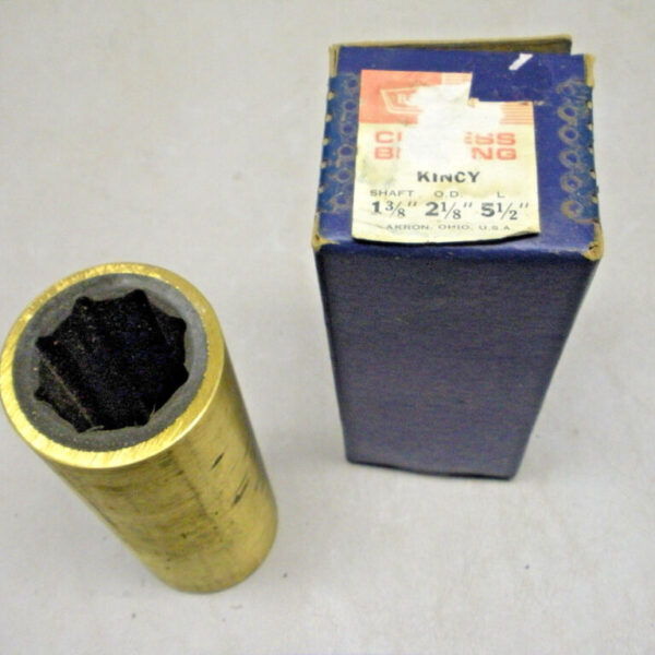 B F Goodrich Kincy Brass Sleeve Marine Cutless Bearing 1 3/8" X 2 1/2" X 5 1/2"
