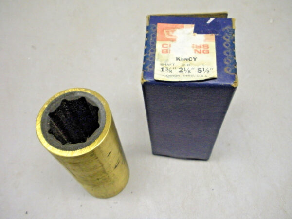 B F Goodrich Kincy Brass Sleeve Marine Cutless Bearing 1 3/8" X 2 1/2" X 5 1/2"