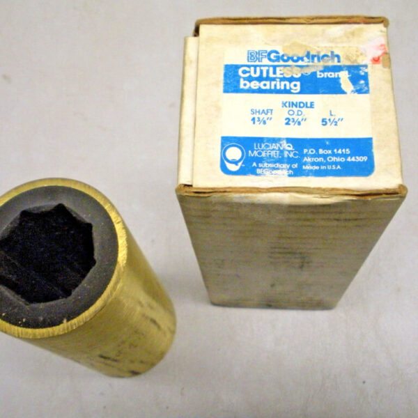 BF Goodrich Kindle Brass Sleeve Marine Cutless Bearing 1 3/8" X 2 3/8" X 5 1/2"