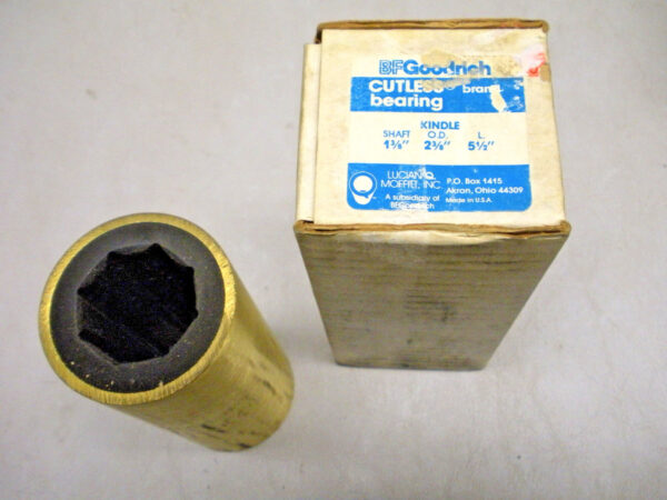 BF Goodrich Kindle Brass Sleeve Marine Cutless Bearing 1 3/8" X 2 3/8" X 5 1/2"