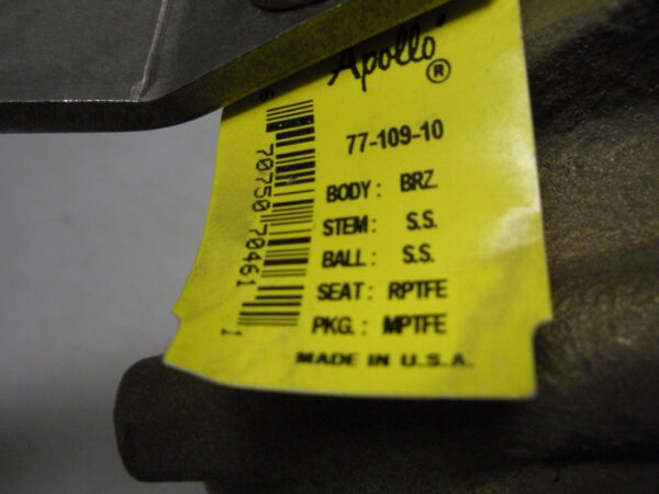 Apollo Conbraco 2 1/2" Ball Valve 77-109-10 - Image 2