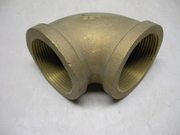 Lee 2 1/2" Bronze Elbow 90 Degree