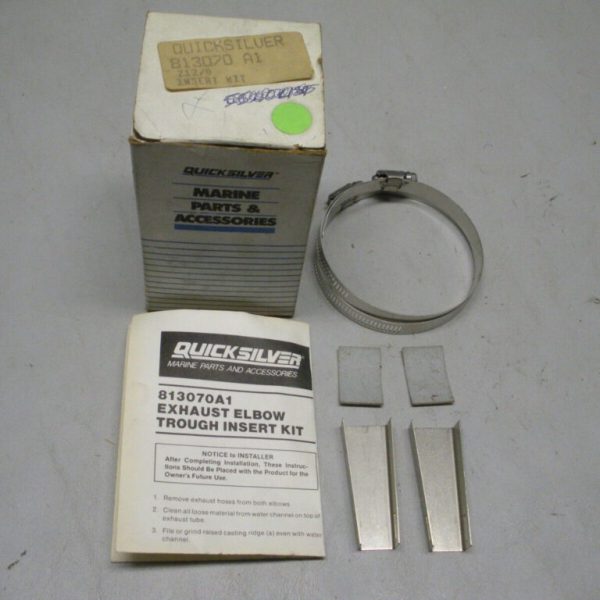 Mercruiser Quicksilver Exhaust Elbow Trough Insert Kit 813070A 1