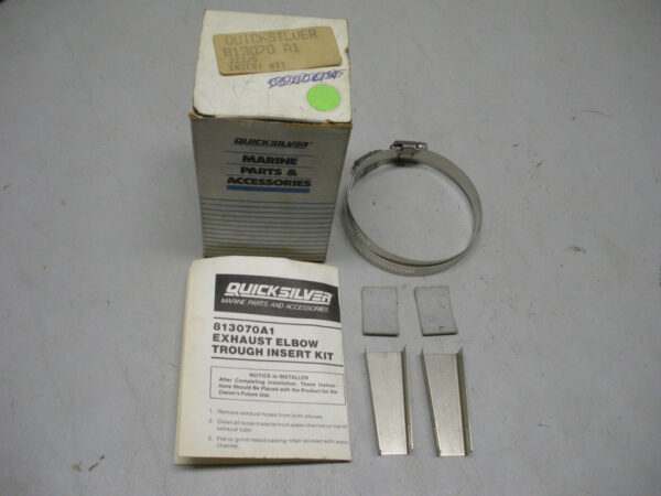 Mercruiser Quicksilver Exhaust Elbow Trough Insert Kit 813070A 1