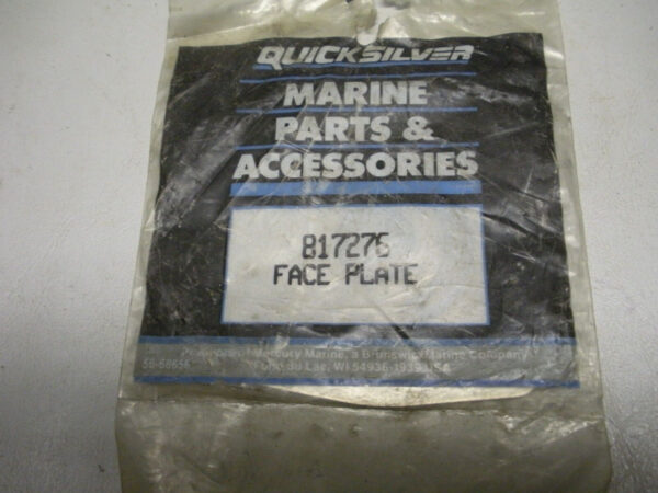 Mercruiser Quicksilver Face Plate 817276