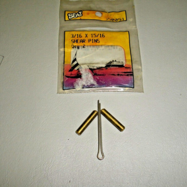 S&J Products Propeller Shear Pin 3/16" X 15/16" 550051