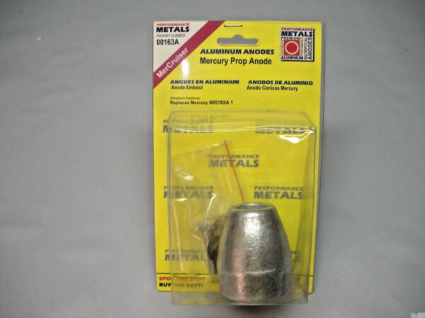 Performance Metals Aluminum Propeller Anode 00163A Bravo 3 Replaces 865182A 1