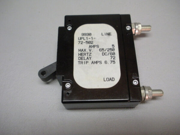 Air Pax 5 amp Circuit Breaker UPL1-1-72-502