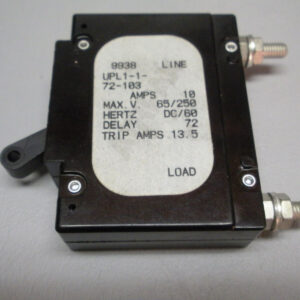 Air Pax 10 amp Circuit Breaker UPL1-1-72-103