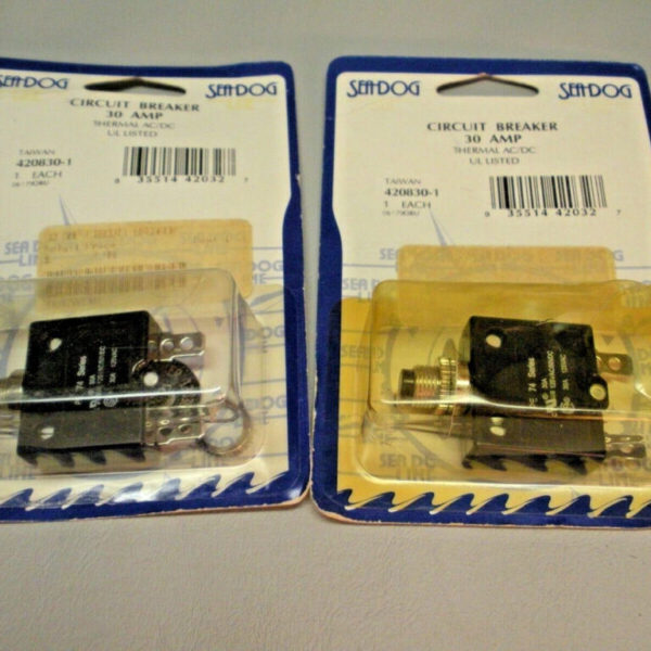 (2) Seadog 30 amp Circuit Breakers 420830-1