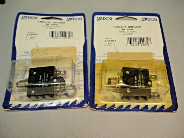 (2) Seadog 30 amp Circuit Breakers 420830-1