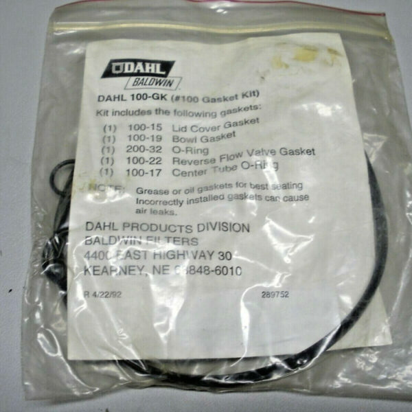DAHL Gasket Kit 100-GK