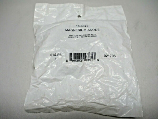 Sierra Magnesium Anode 18-6079 Replaces Mercruiser 806105