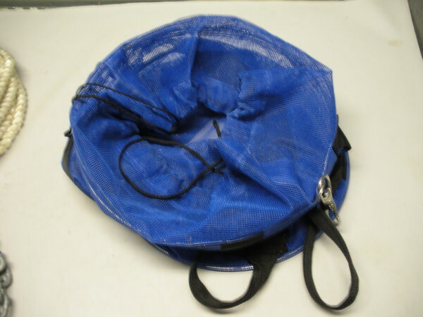 250' Aamstrand Anchor Line 5/8" 3 Strand Line, 20' 5/16" Chain with Storage Bag - Image 4