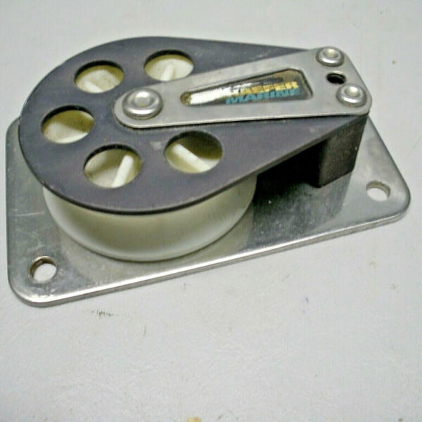 Schaefer Cheek Block - Flat Base - Aluminum Cheek & Sheave. Possible 704-10