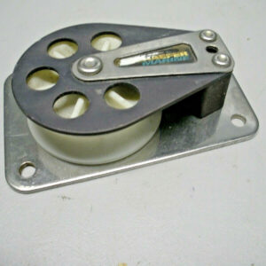 Schaefer Cheek Block - Flat Base - Aluminum Cheek & Sheave. Possible 704-10