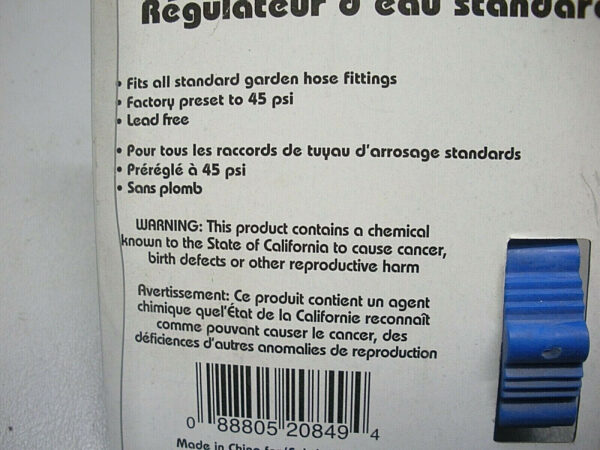 Aqua Pro Standard Water Regulator 20849 - Image 2