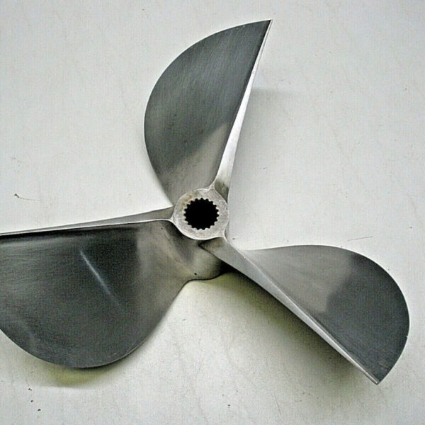 Arenson Cleaver Style Three Blade Stainless Steel Propeller 17" X 28P