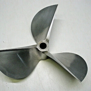 Arenson Cleaver Style Three Blade Stainless Steel Propeller 17" X 28P