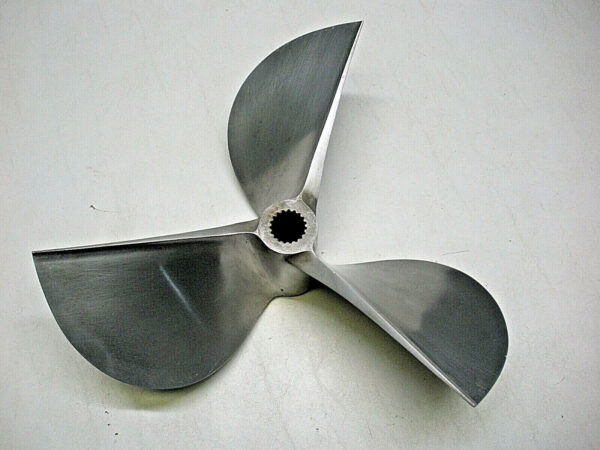 Arenson Cleaver Style Three Blade Stainless Steel Propeller 17" X 28P