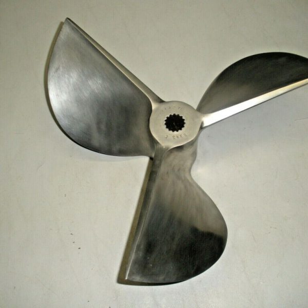 Mercury Cleaver Style Three Blade Stainless Steel Propeller 16" X 27P
