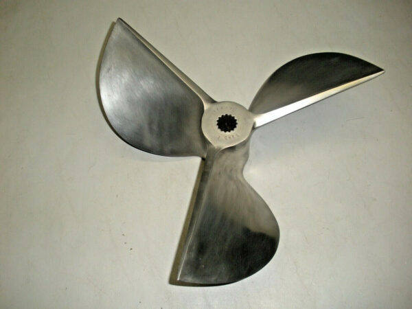 Mercury Cleaver Style Three Blade Stainless Steel Propeller 16" X 27P