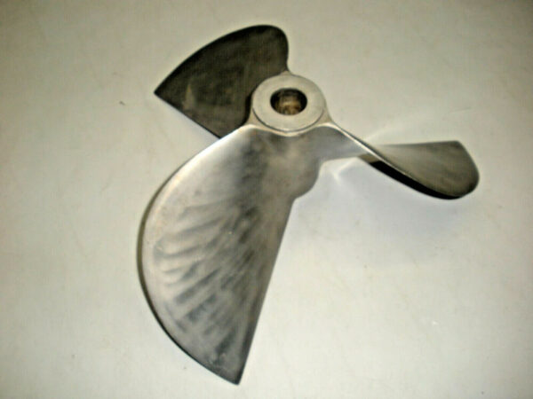 Mercury Cleaver Style Three Blade Stainless Steel Propeller 16" X 27P - Image 2