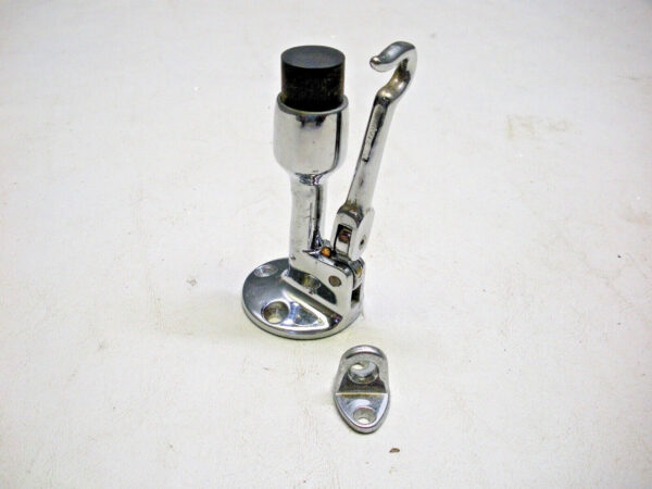 (2) Possible Perko Door Stop and Holder 3 1/2" X 1 3/4" Dia.Chrome Plated Bronze - Image 3