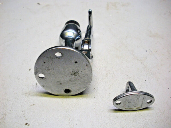 (2) Possible Perko Door Stop and Holder 3 1/2" X 1 3/4" Dia.Chrome Plated Bronze - Image 4