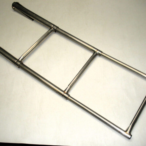 Telescoping/ Retracting 3 Step Stainless Steel Boarding Ladder-Possible Baysun