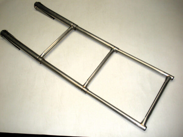 Telescoping/ Retracting 3 Step Stainless Steel Boarding Ladder-Possible Baysun - Image 2