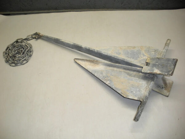 Genuine Danforth S920 14 Pound Fluke Anchor 94013 With 4' of Chain