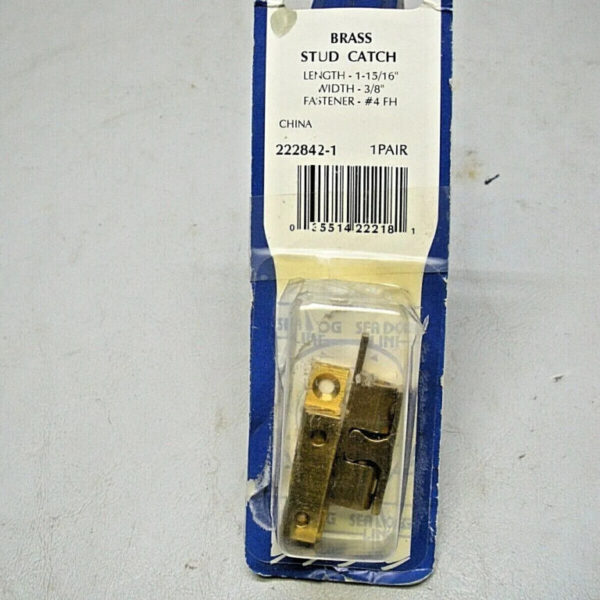 Lot of Seachoice Friction Catch 35991 and Sea Dog Brass Stud Catch 22842-1