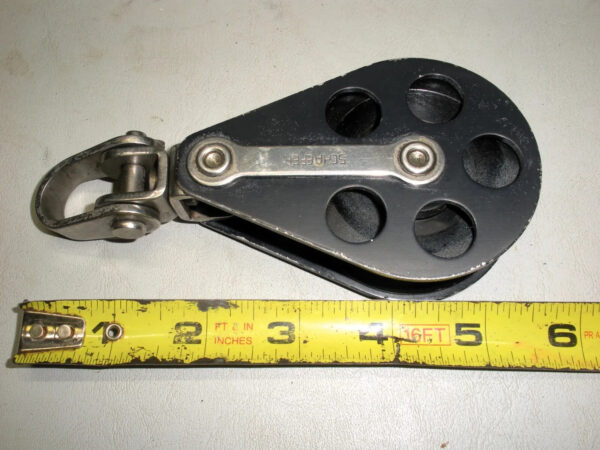 Schaefer Single Sheave Non Locking Block. Compares To 704-05 But Non Locking - Image 3