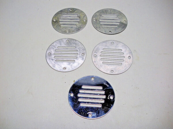 Lot of (5) Perko Round Locker Ventilator 0330DP1STS, 0330DP1CHR and Others