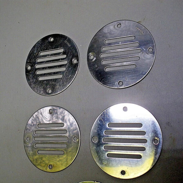 Lot of (5) Perko Round Locker Ventilator 0330DP1STS, 0330DP1CHR and Others