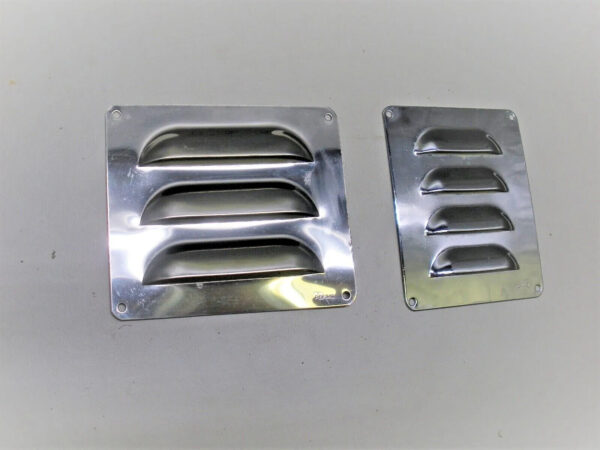 (2) Perko Louver Ventilator 0334 3" X 3 3/4", 4" X 3 1/2" - Image 2