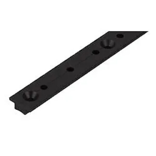 Schaefer 1" Anodized Black T-Track 8' Length