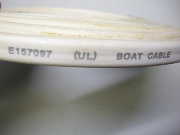 12 AWG Two Conductor Boat Cable E157097 12' Length - Image 2
