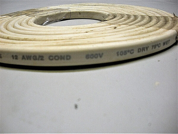 12 AWG Two Conductor Boat Cable E157097 12' Length - Image 3