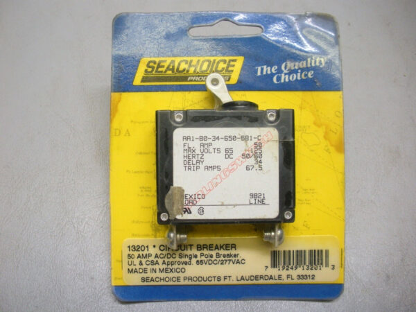 Seachoice Circuit Breaker 13201 Single Pole 50 Amp