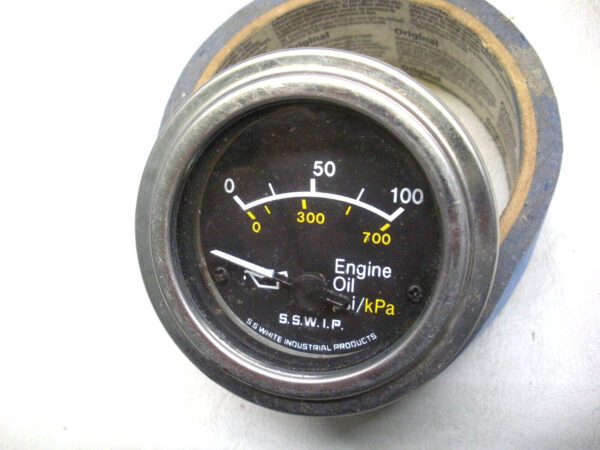 Bucyrus Erie Dynahoe S.S. White Industries Oil Pressure Gauge