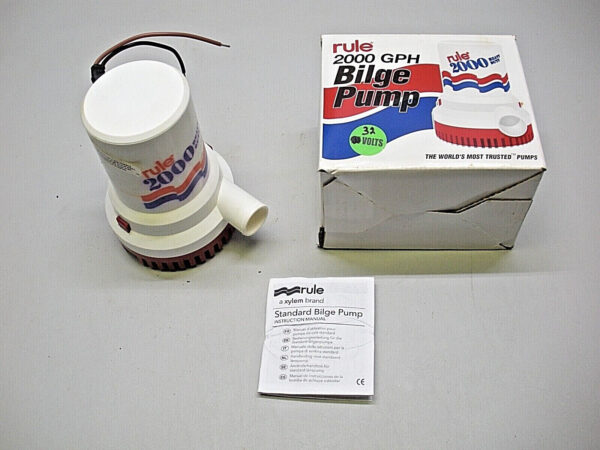 Rule Model II 2000 GPM 32 Volt Bilge Pump