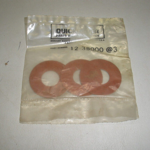 (3) Genuine Mercury Mercruiser Quicksilver Fiber Washer 12-38000
