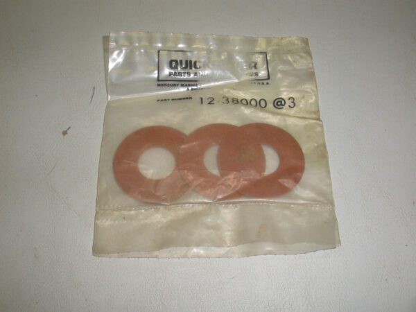 (3) Genuine Mercury Mercruiser Quicksilver Fiber Washer 12-38000