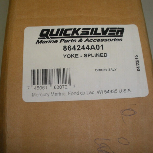Genuine Mercruiser Mercury Quicksilver Splinned Yoke Assembly 864244A01