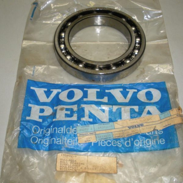 Genuine Volvo Penta Bearing 190802/ SKF 6020
