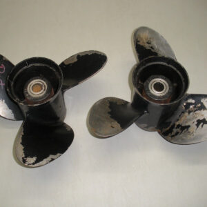OMC 3 Blade Aluminum Propellers Set 15" X 17P 431930 Port, 391290 Stb